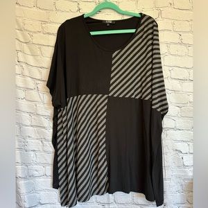 EUC Lior Paris Black/gray Poncho ONE SIZE